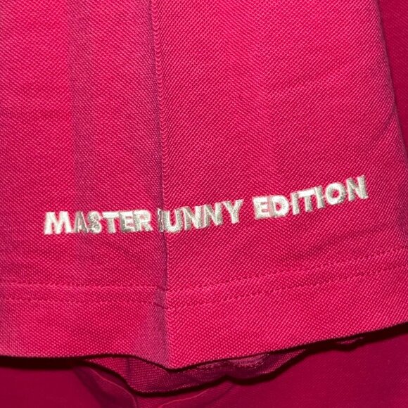 RARE VINTAGE 2010 JAPANESE MASTER BUNNY EDITION WOMEN'S GOLF POLO SHIRT  EUC 6 - Picture 4 of 15